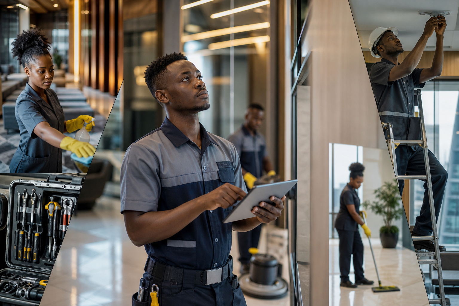Integrated facility management solutions across commercial properties in Ghana